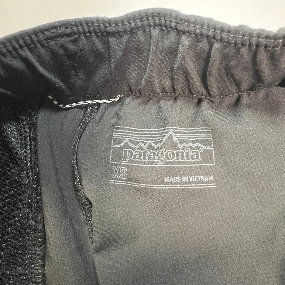 Patagonia Terrebonne Jogger Pants Black Mens XS Lightweight Poly Zip Pocket